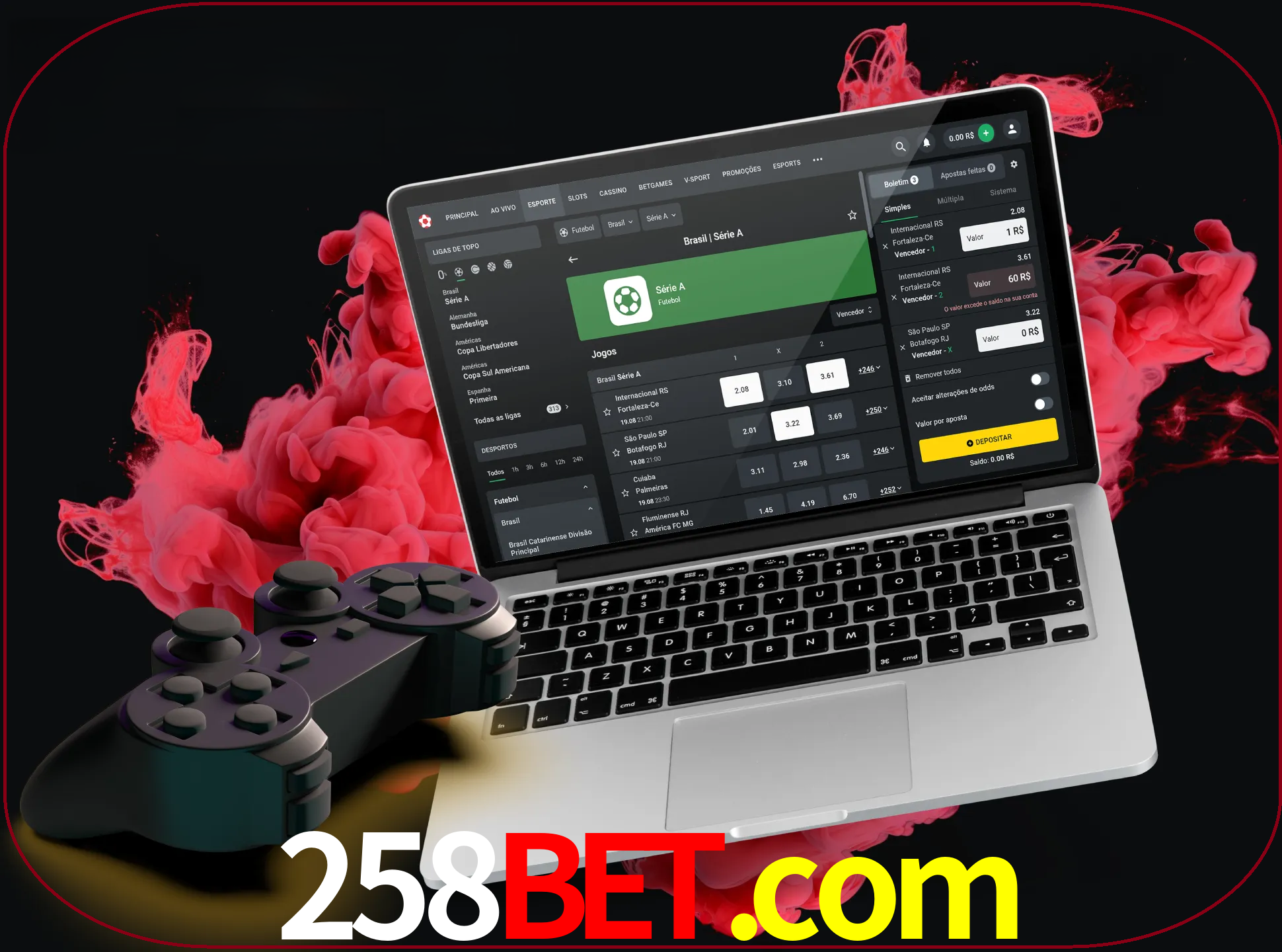 Visite a secção especial de jogos de vídeo em 258bet para descobrir em que jogos pode apostar e ganhar muito dinheiro.